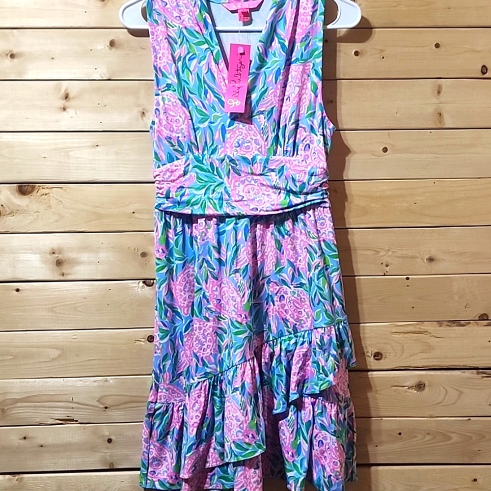 Lilly Pulitzer Annalise V-Neck Summer Dress NEW Size Small